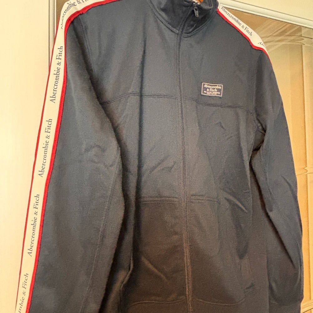 Abercrombie & Fitch Dark Blue Zipper front Jacket MENS